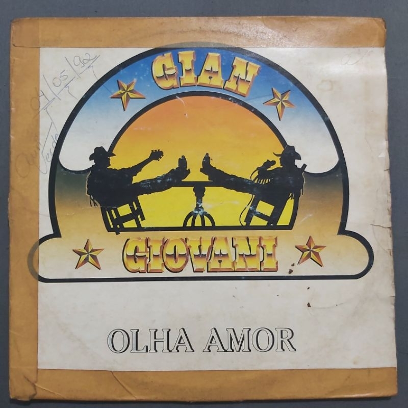 Disco de Vinil LP Gian e Giovani Olha Amor