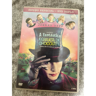 dvd a fantástica fabrica de chocolates dvd duplo edição especial de colecionador filme em bom estado