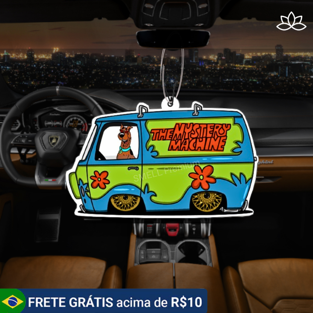 Kit Cheirinho para Carro Scooby-Doo - Aromatizante SMELL Premium