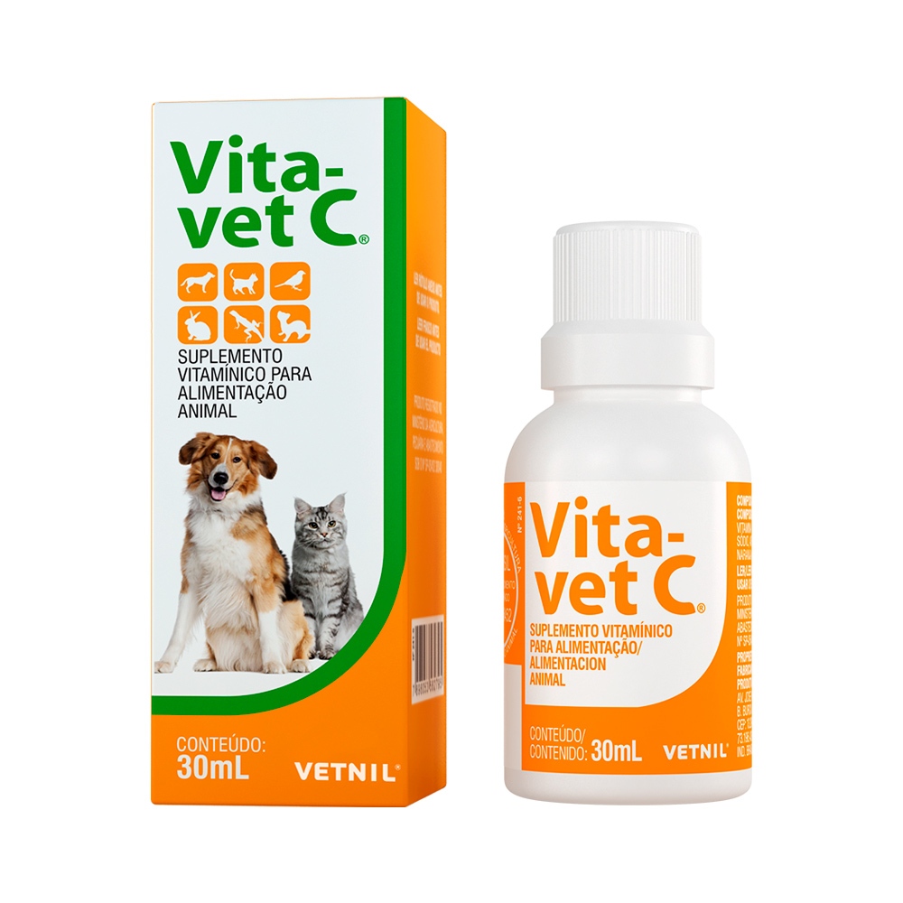 Vita Vet C Suplemento Vitaminico Gotas 30ml