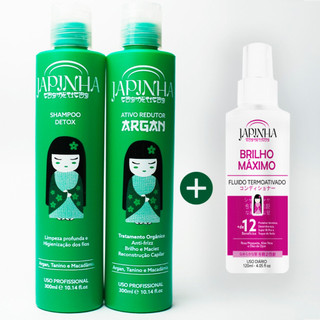 Kit Realinhamento Capilar Sem Formol Orgânica + Protetor Térmico