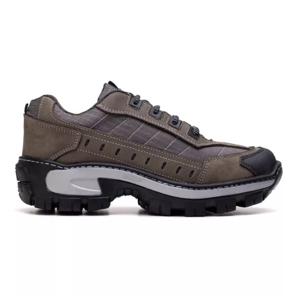 Tênis Adventure Intruder Masculino Couro Legítimo Macio Confortável Antiderrapante Resistente Casual Dia a Dia Trabalho