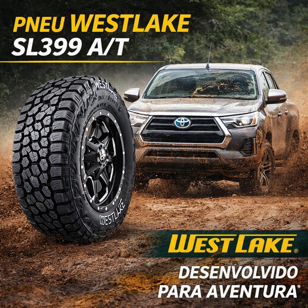 Pneu Westlake 265/65R17 SL399 112S Lameiro A/T Letra Branca