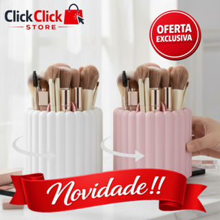 Organizador Giratório 360° Porta Pincéis Cosméticos Canetas Multifuncional Mesa Bancada - SQ8563 em Oferta na Shopee