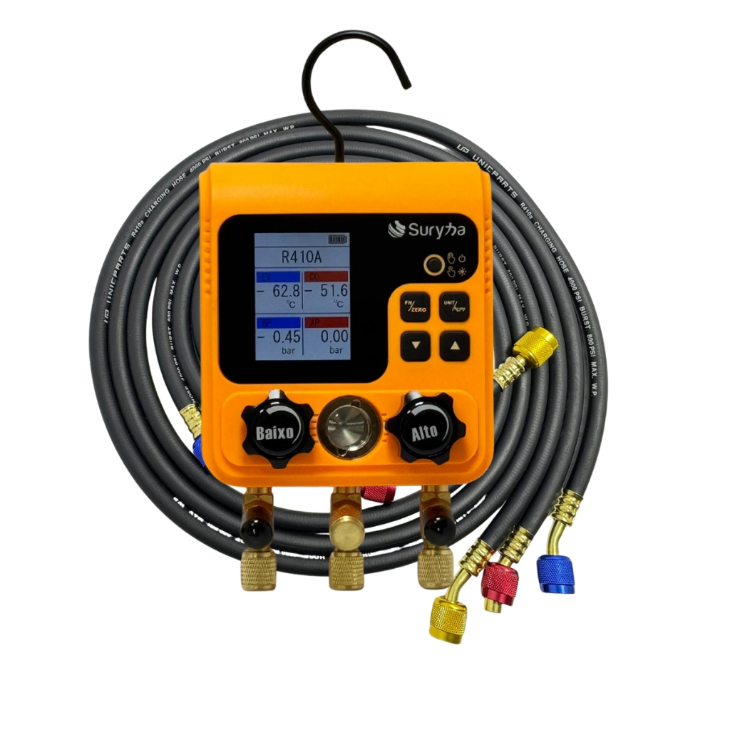 MANIFOLD DIGITAL SURYHA + CJ DE MANGUEIRAS BLACK 1,5MT