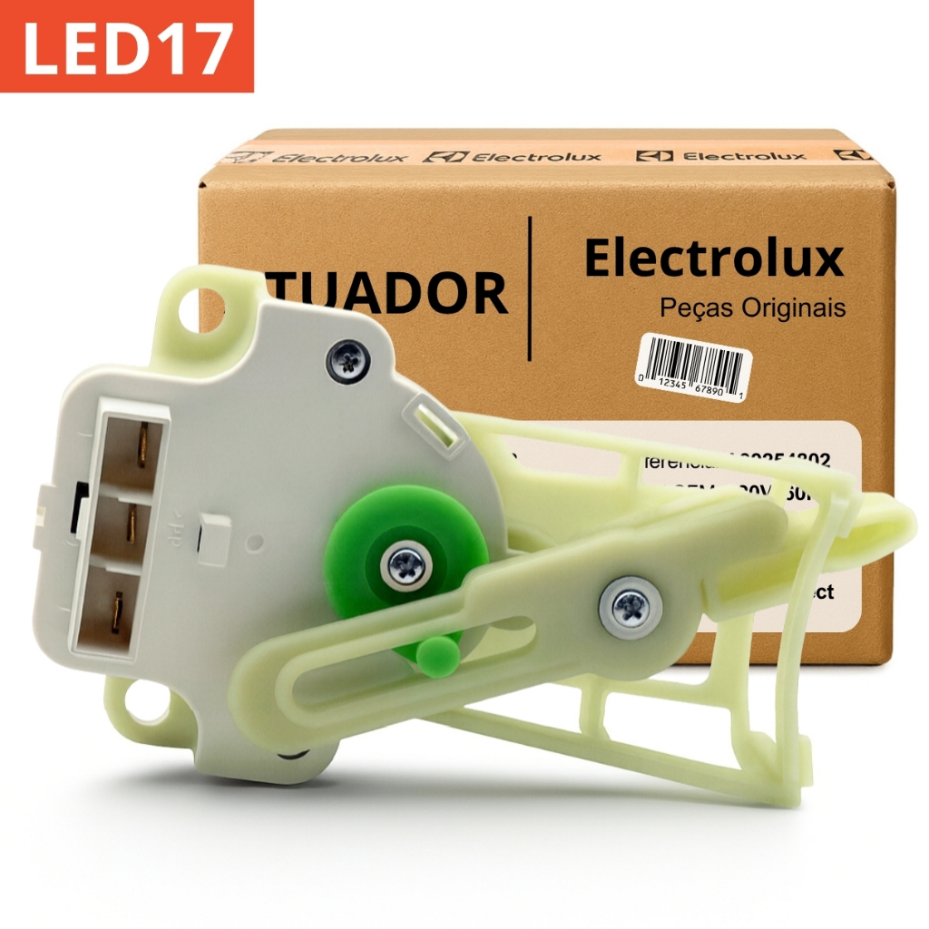 Acionador Atuador Giratório 127/220v Original Electrolux Lavadora Led17 17kg - A23674501 A23674502