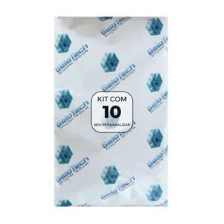 Gelo Gel Artificial Reutilizável Flexível de 120ml 10 unidades 14 cm x 9,0 cm em Oferta na Shopee