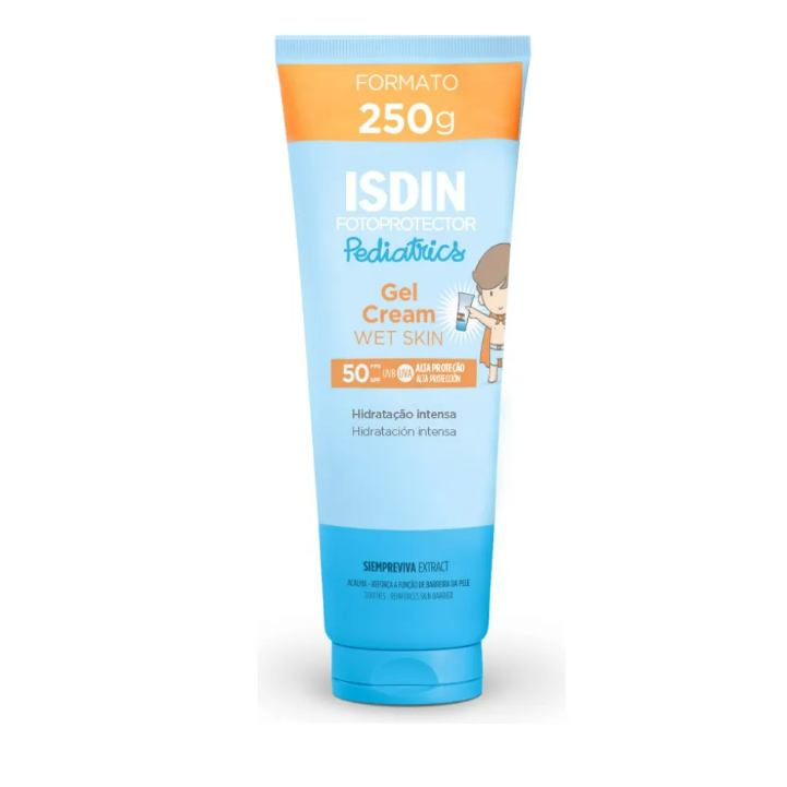 ISDIN Protetor Solar Corporal Infantil Gel Cream Pediatrics FPS 50 - 250g