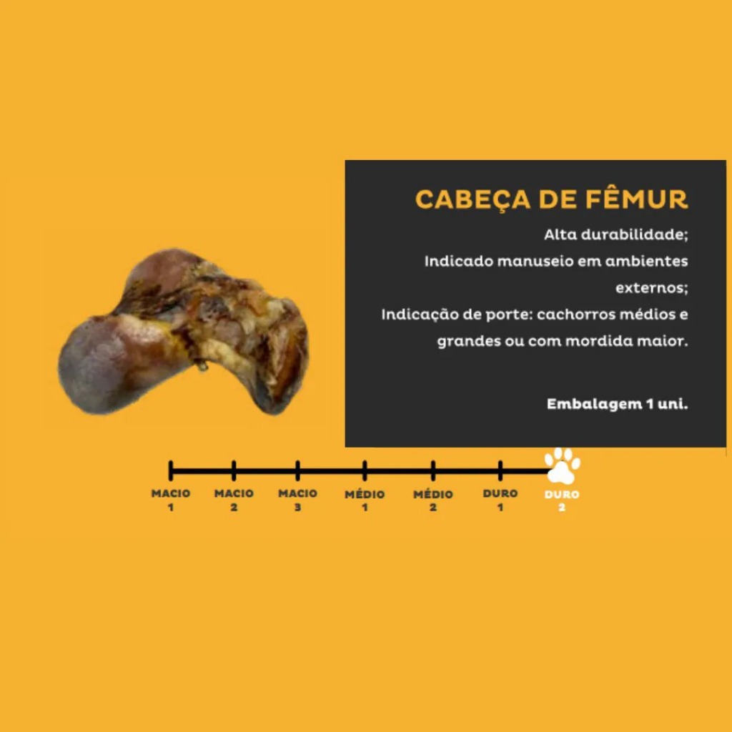 Petisco Natural PetSko Cabeça do Fêmur 1 UND · foto 2