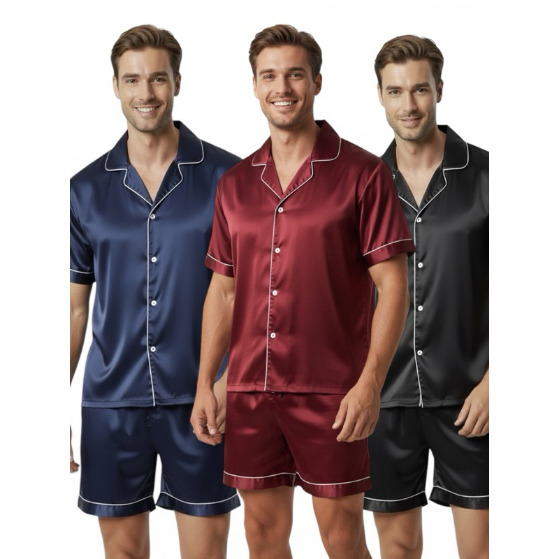 Pijama Masculino Diversas Cores, estilo Pijama Americano