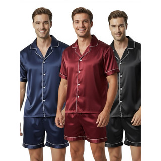 Pijama Masculino Diversas Cores, estilo Pijama Americano