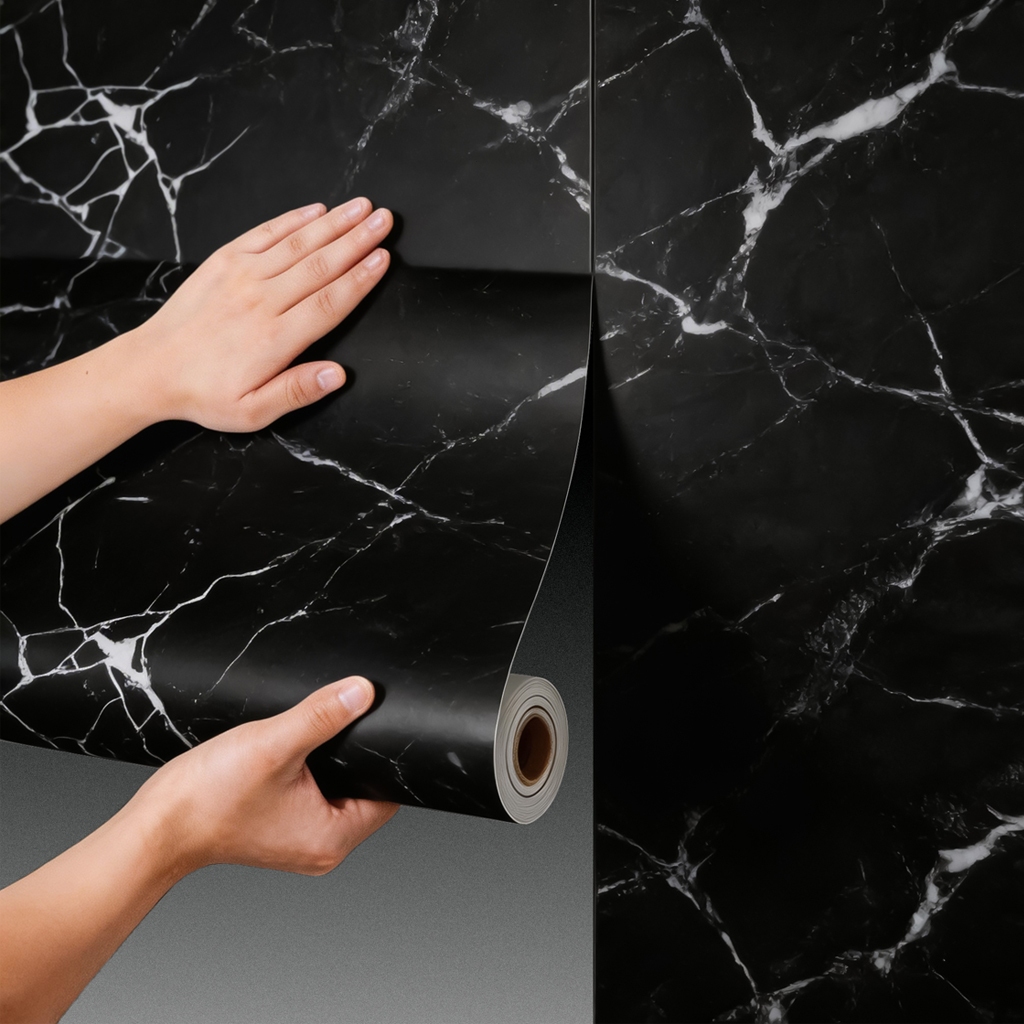 Papel de Parede 5M Adesivo Para Casa Mármore Sala Quarto Banheiro Cozinha Escritório 3D em Oferta na Shopee