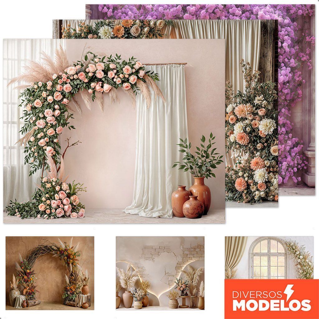 Fundo Fotográfico Dia das Mães 3,00x2,50m Cenário Gigante para Fotos Em Tecido Sublimado em Oferta na Shopee