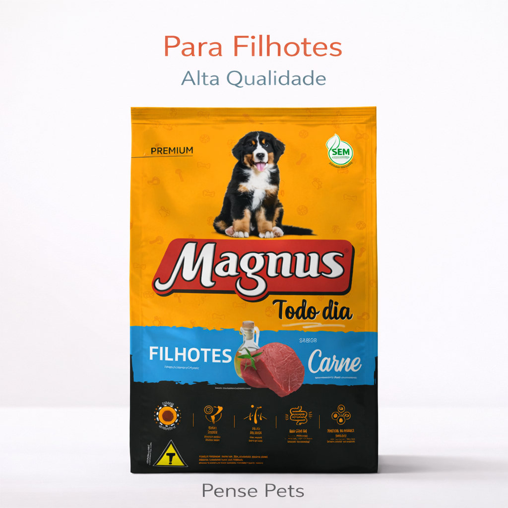 Ração Magnus Todo dia Filhote Carne - 10kg