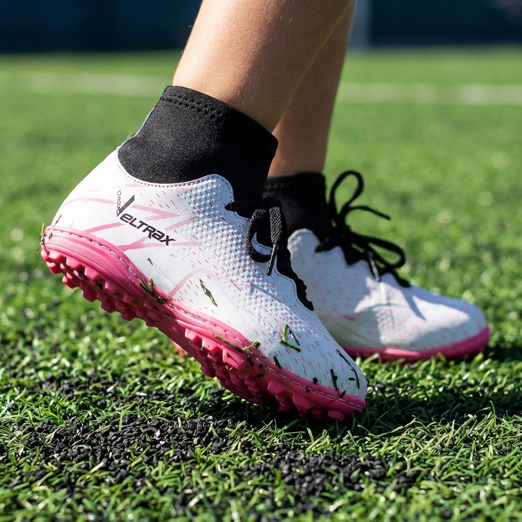 Chuteira Society Infantil Masculina Feminina Botinha Rosa Conforto Top