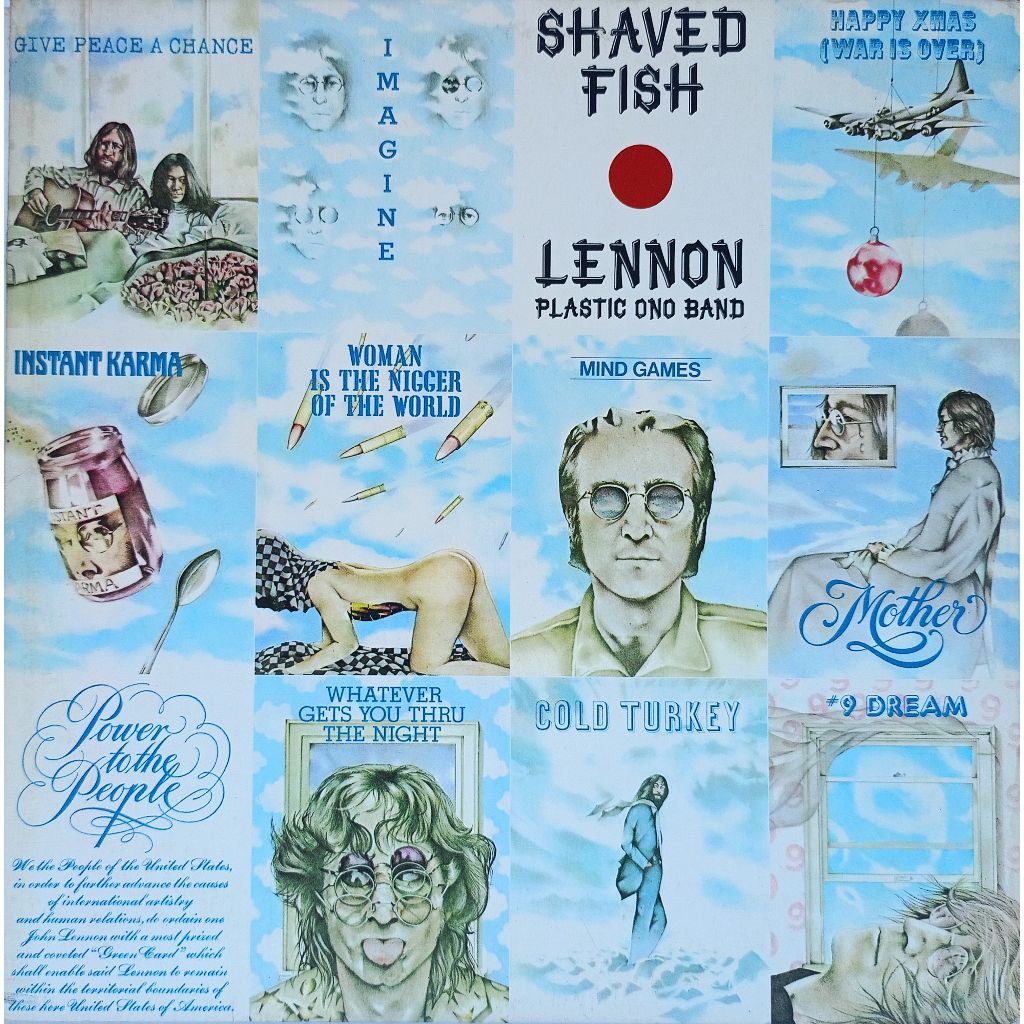 Lp John Lennon & The Plastic Ono Band - Shaved Fish 1985