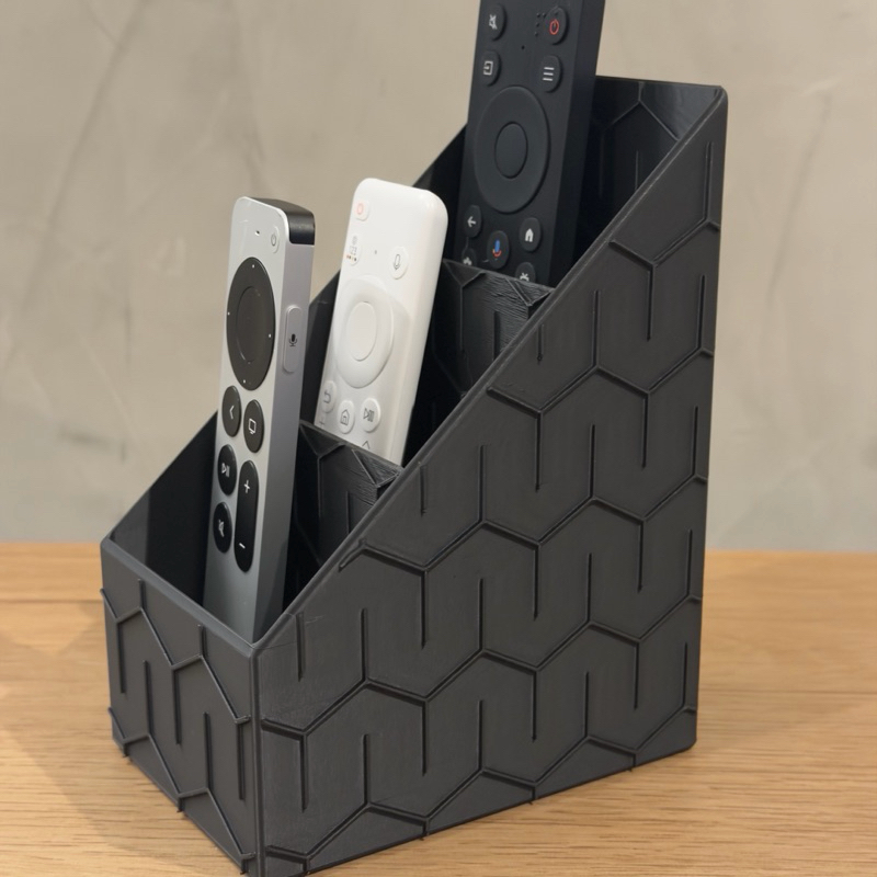 Organizador de Controles Remotos 3 Nichos – Porta Controle TV Apple TV Fire Stic