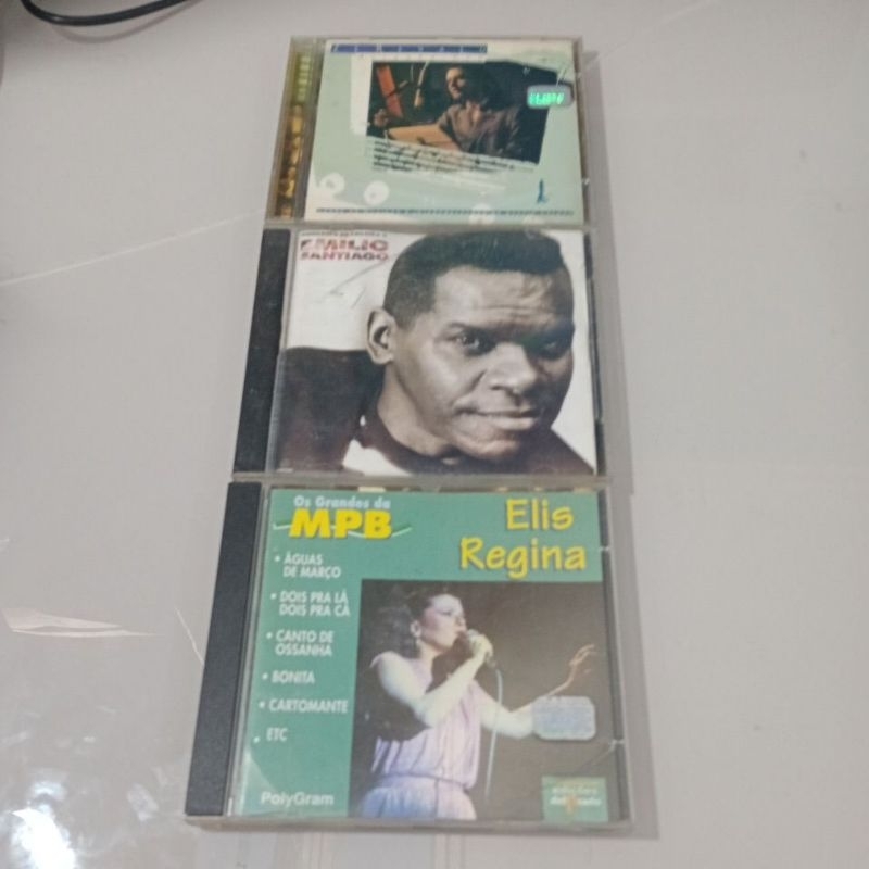 CDs ELIS REGINA EMILIO SANTIAGO ZE RENATO LOTE COM 3