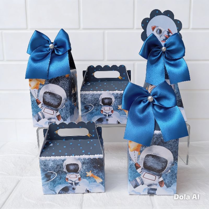 Kit Caixinhas Personalizadas Festa Astronauta | Lembrancinhas para Aniversário