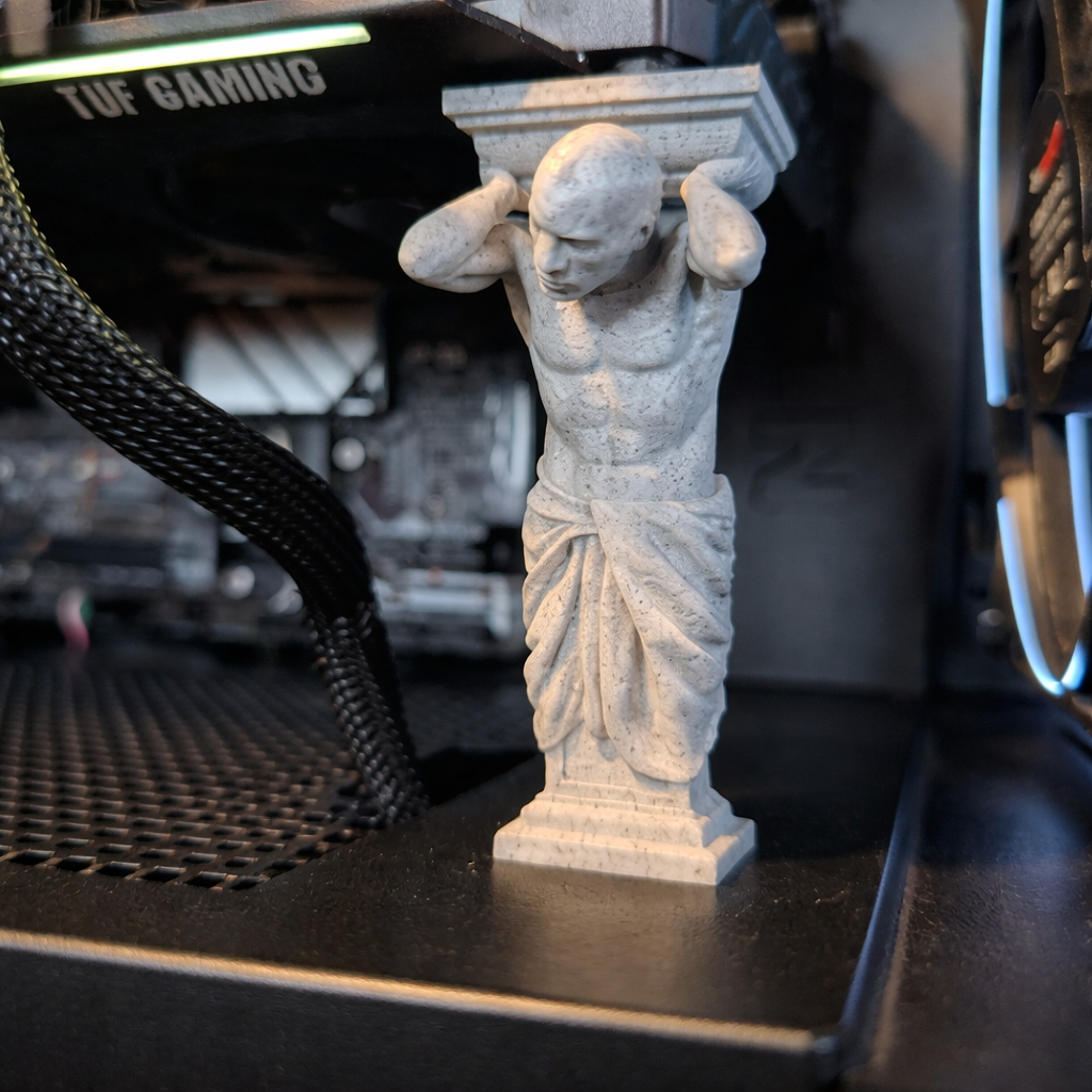 Suporte GPU Anti Sag Estátua PC Gamer Suporte Placa de Vídeo Decorativo