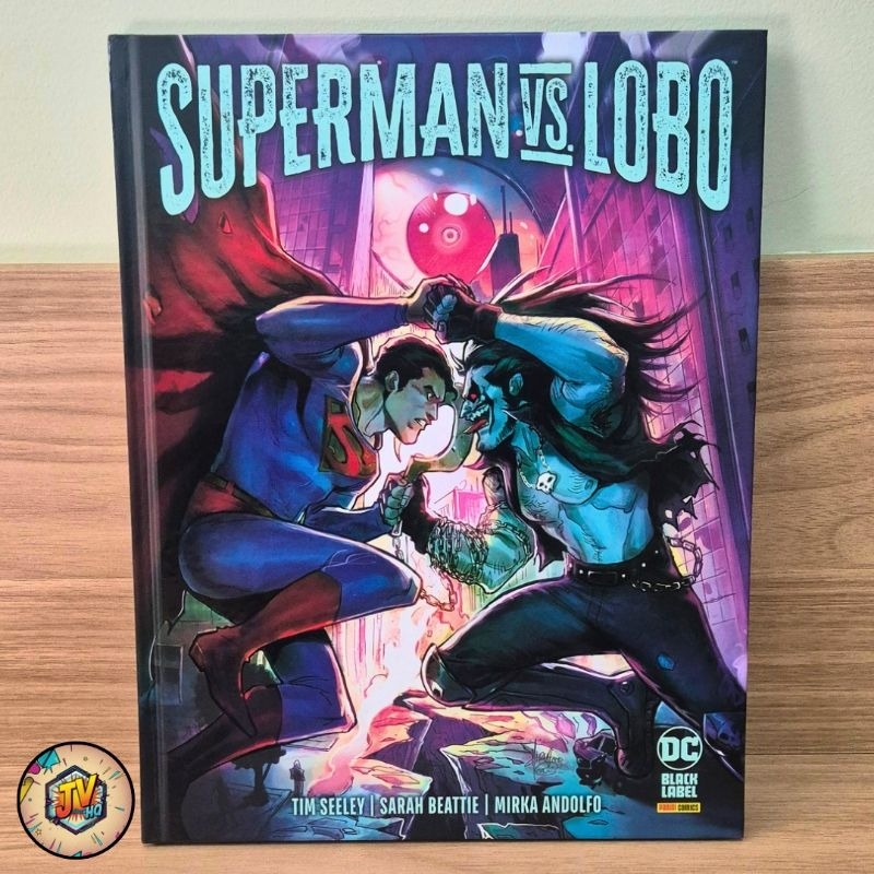 HQ Superman vs Lobo: DC Black Label ÓTIMO Estado Capa Dura Editora Panini Quadrinhos