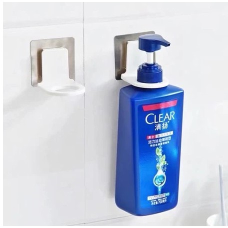 KIT 2 Suporte Adesivo Multiuso de Parede Sem Furo – Organizador Prático e Resistente para Cozinha, Banheiro e Cabos