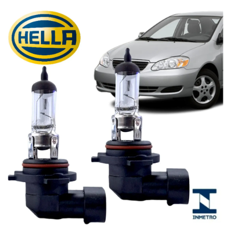 Lampada Hella Original Halógena Amarela 35w/55w/65w Carro 12v Unidade Farol H1 H3 H4 H7 H8 H11 HB3 9005 HB4 9006