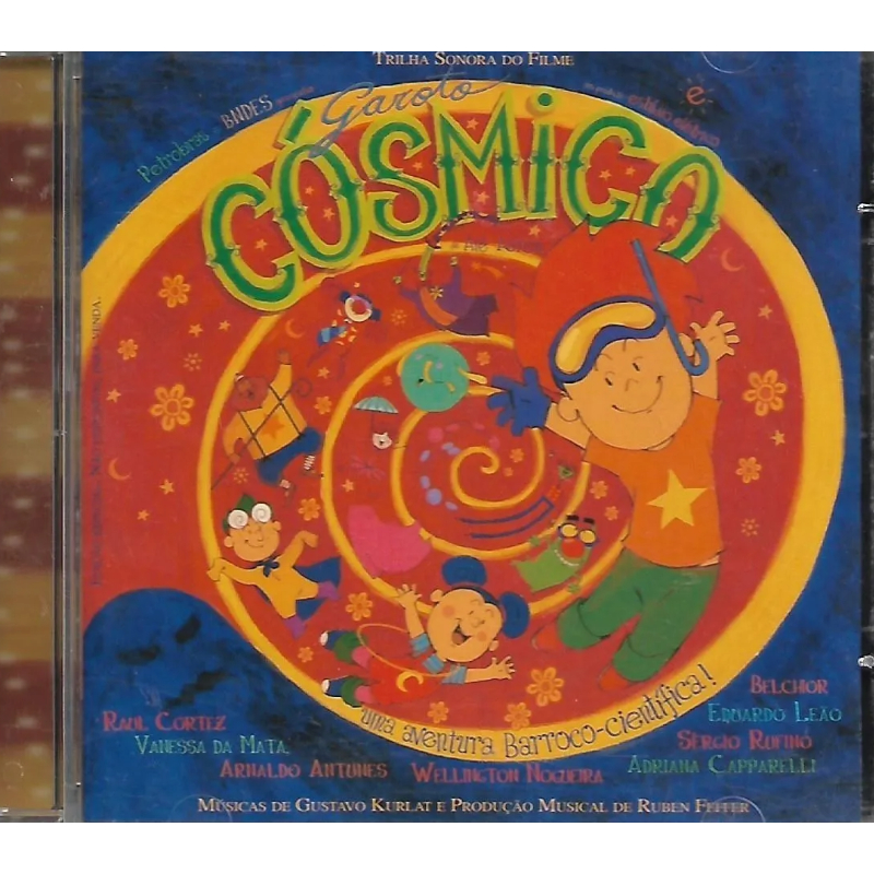 Garoto Cosmico Cd Trilha Sonora do Filme Belchior, Arnaldo Antunes, Vanessa da Mata e Outros