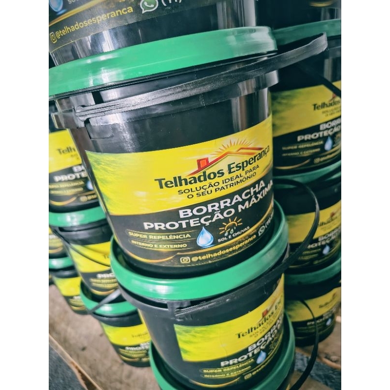 Borracha Proteção Máxima  Telhados Esperança cor cinza em Oferta na Shopee