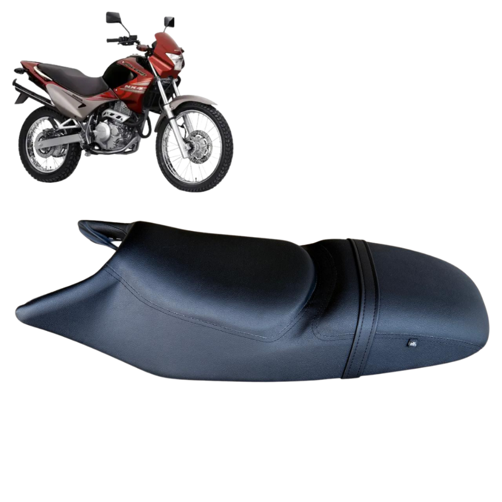 Capa Para Banco De Moto Confort Honda Falcon 400 Almofada Hero Bancos