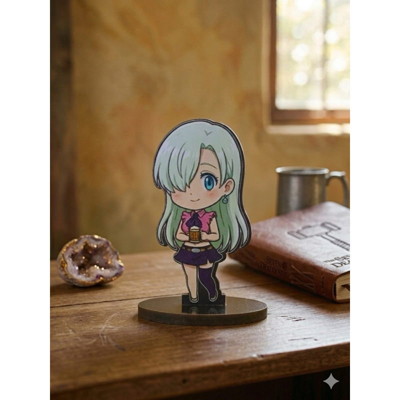 Kit 8 Totens Chibi - The Seven Deadly Sins (Nanatsu no Taizai) — imagem 2 de 2