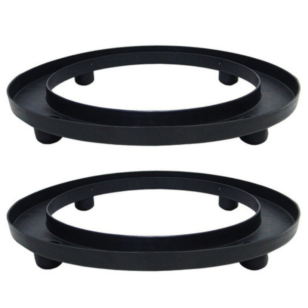 2 Suportes p/ Botijão de Gás de Cozinha e Vaso de Plantas Base Organizador de Bujão GLP Resistente em Oferta na Shopee