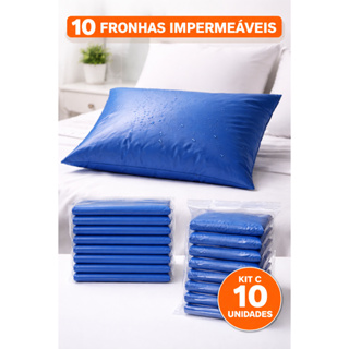 Kit Protetor Hospitalar Para Travesseiro Capa Impermeável Antialérgico Antiácaro Macio Resistente em Oferta na Shopee