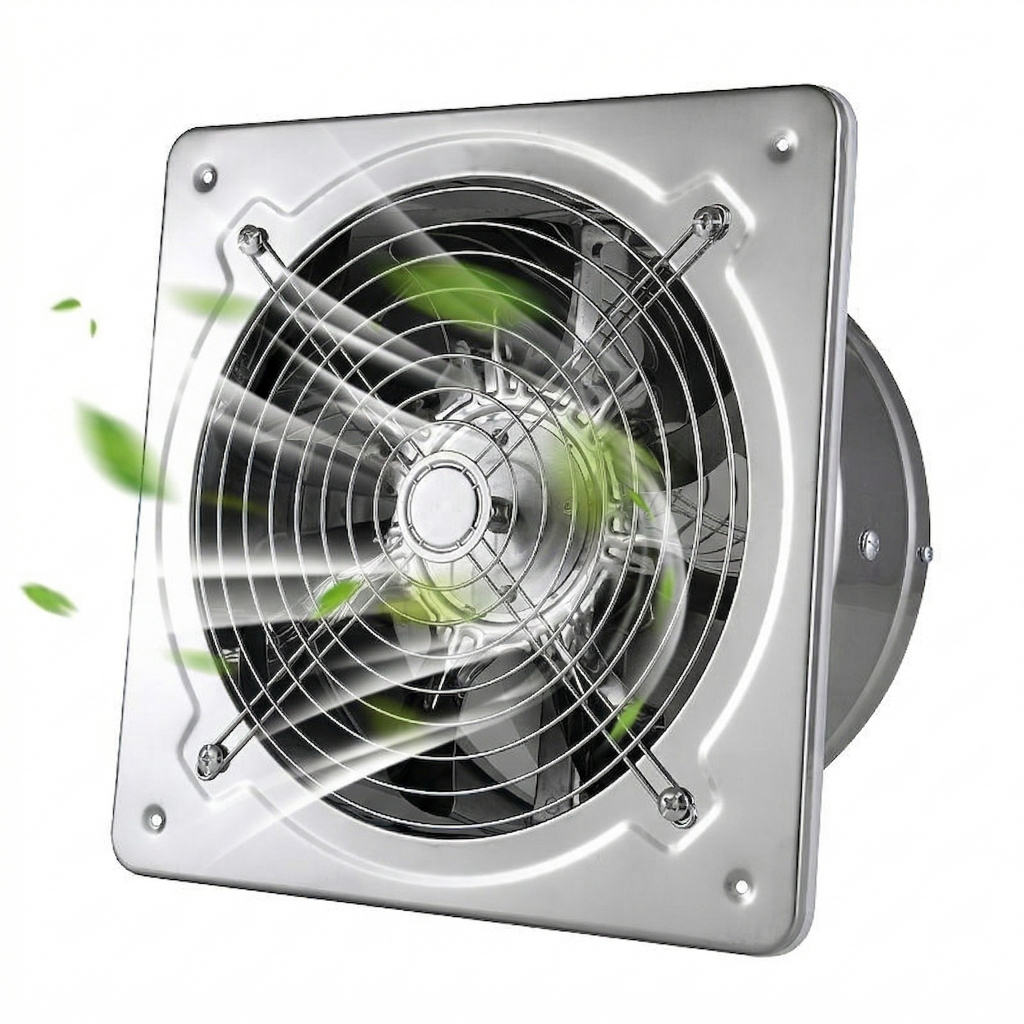 Exaustor Industrial Alta Pressão 35cm 1700m³/h – Motor 100% Cobre, Alta Vazão para Restaurante e Cozinha Yesop