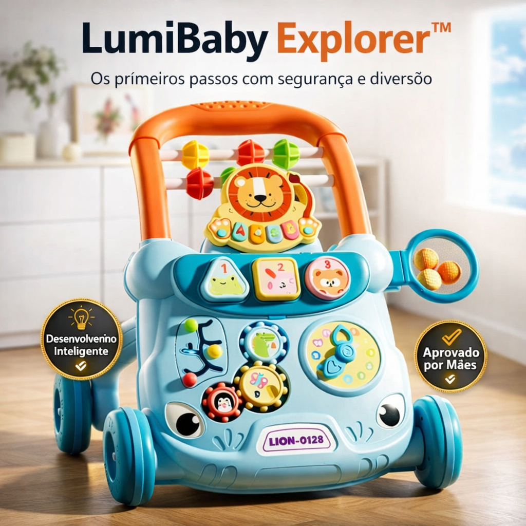 Andador Infantil Educativo Musical Interativo Desenvolvimento Motor Conforto
