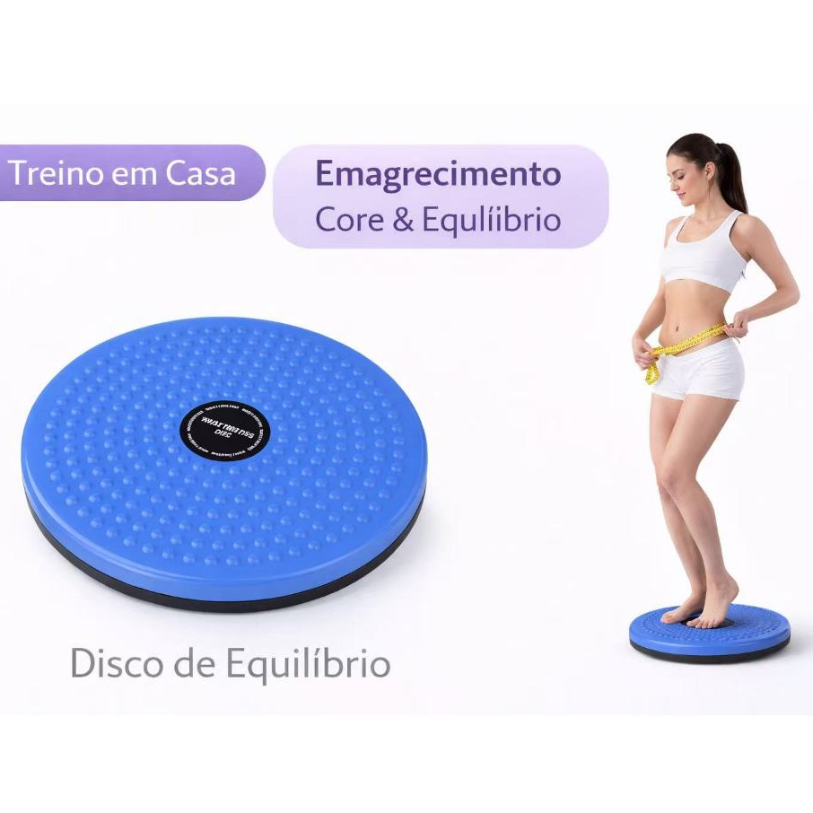 Disco Fitness Waist Twisting Disc P/ Exercicios Leve