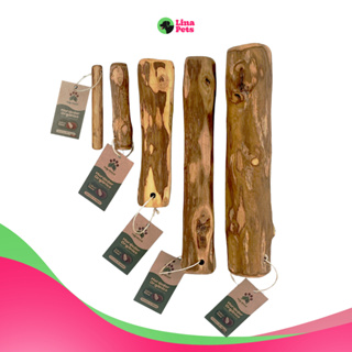 Mordedor para cachorro Sustentável Natural Madeira de Café Sabor Coco Brinquedo rustico  Pet e caes em Oferta na Shopee