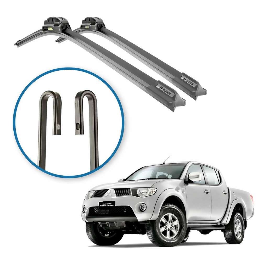 Palheta Limpador de Para-brisa L200 Triton 2008 a 2017 – Encaixe Perfeito, Alta Durabilidade e Limpeza Eficiente