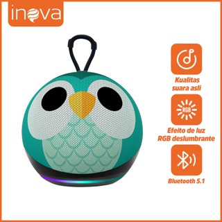 INOVA Caixa de Som Alta Qualidade Sem Fio Bluetooth Echo Dot 5 Geração 15W Alto-falante Bluetooth Coruja em Oferta na Shopee