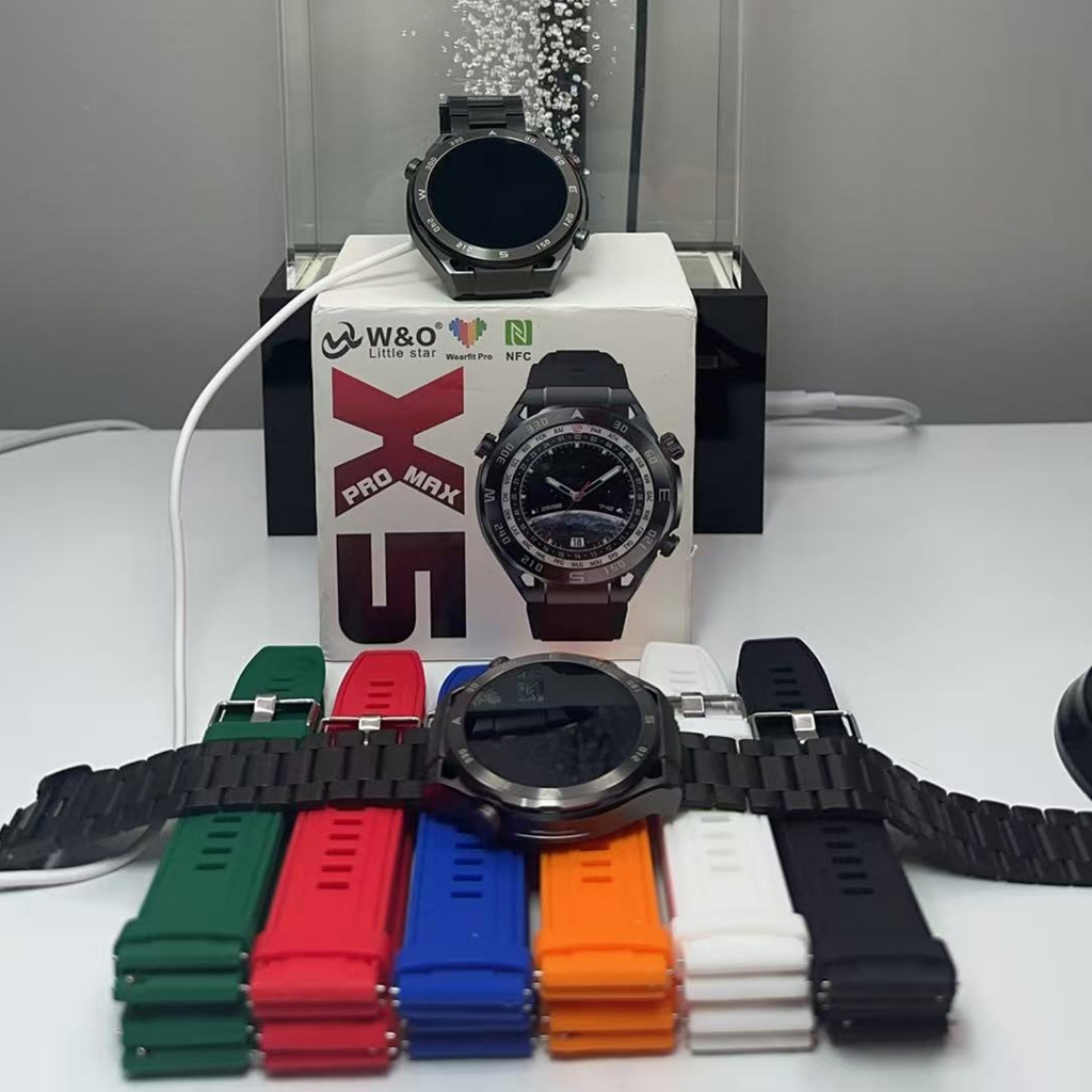 Smartwatch X5 Pro Max – Tela AMOLED 2,04" | Chamada Bluetooth | Monitoramento de Saúde | 120 Modos Esportivos