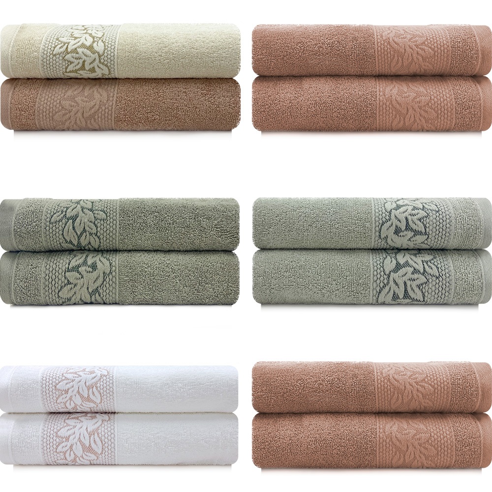 Toalhas de Banho Provence 100 Algodão Kit com 2 Peças Karsten