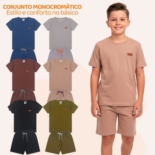 Kit, 6 Peças, Conjunto, Juvenil, Menino, Camiseta, Bermuda, Masculino, Adolescente, Roupa…