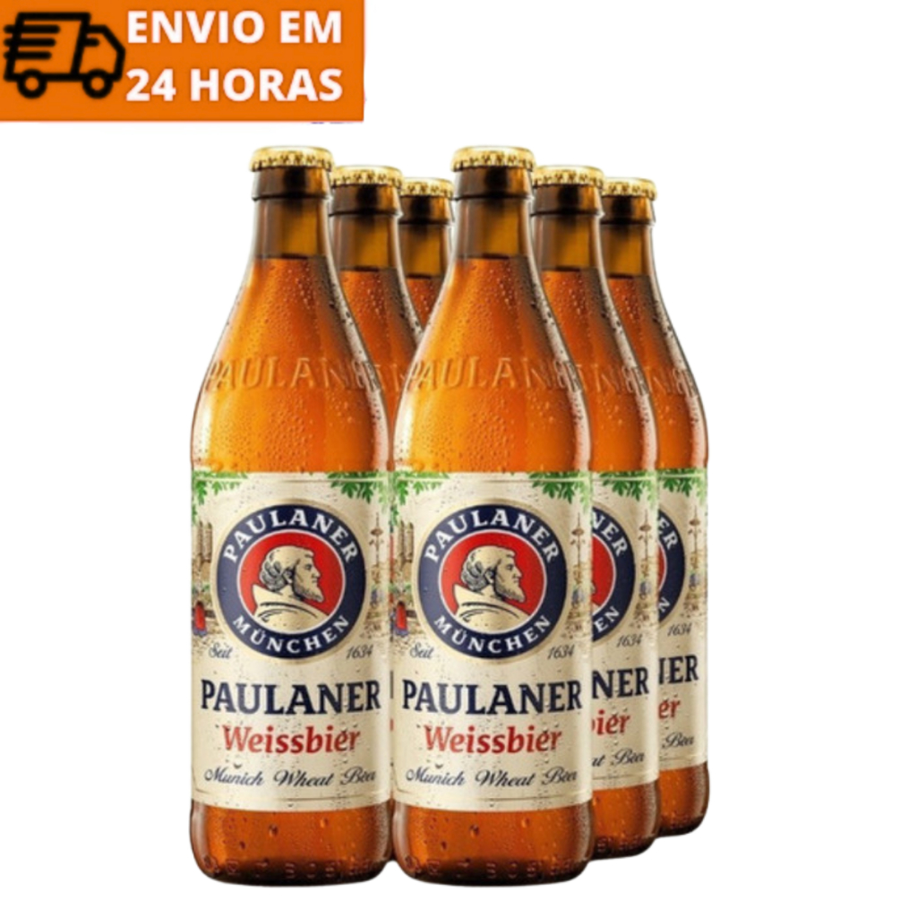 Cerveja De Trigo Paulaner Weissbier Original 500ml (6 Und)