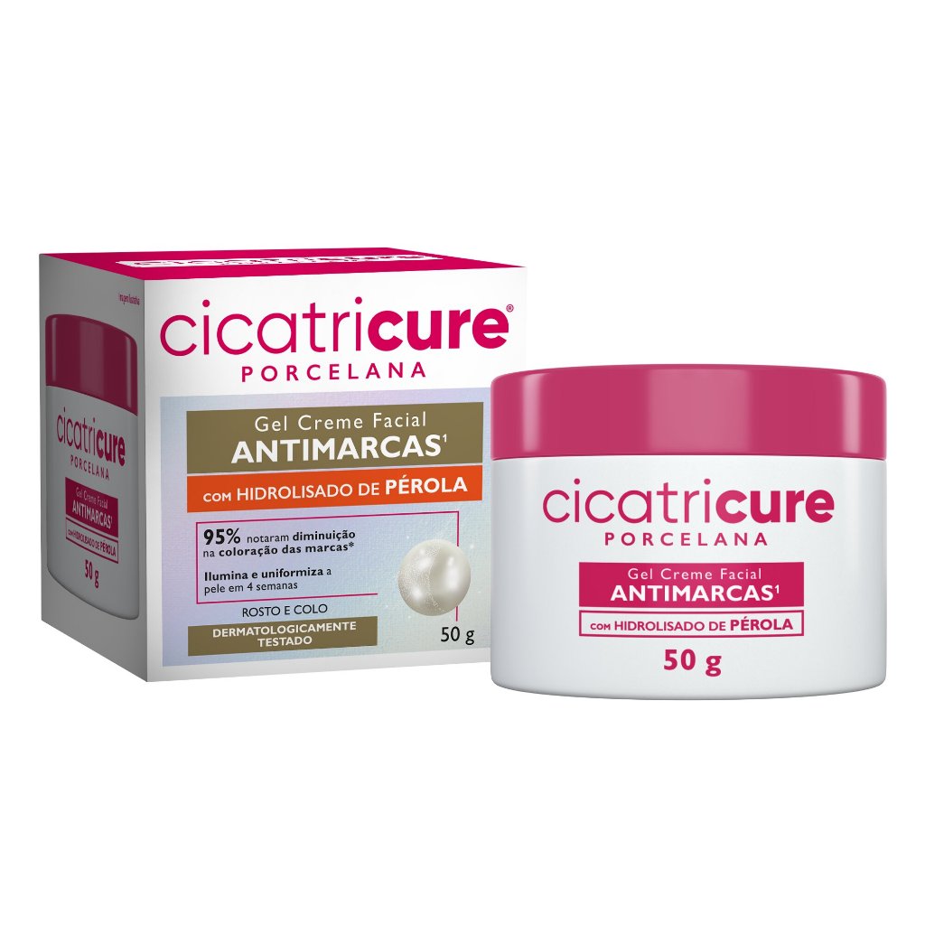 Porcelana Cicatricure Gel Creme Facial 50g