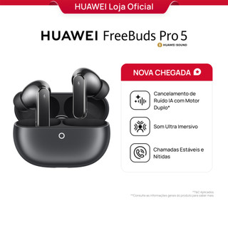 HUAWEI FreeBuds Pro 5 | Fone de Ouvido Bluetooth Sem Fio | Som Ultra Imersivo | Chamadas Nítidas