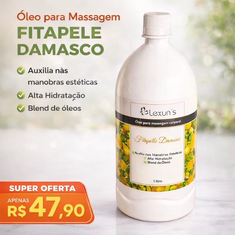 Óleo de Massagem Damasco 1 Litro