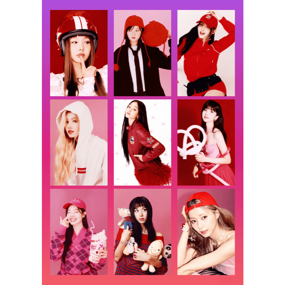 TWICE Photocard Pack Strategy Era | Selcas Kpop Fanmade Colecionável Aesthetic