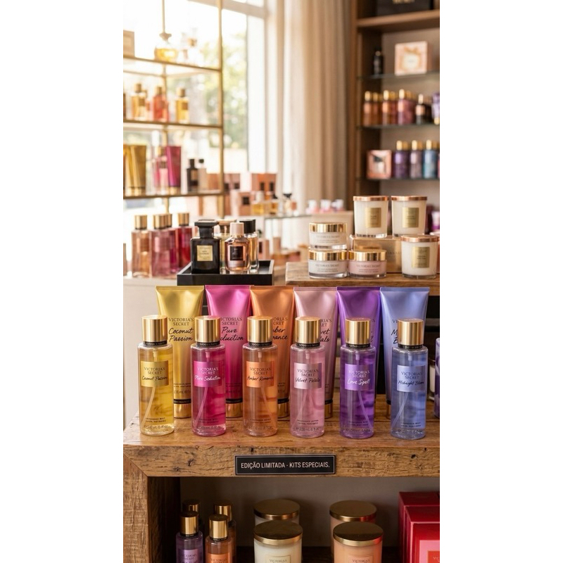 Kit Pure Seduction Body Splash 250ML + Creme Victória's Secret 236ML