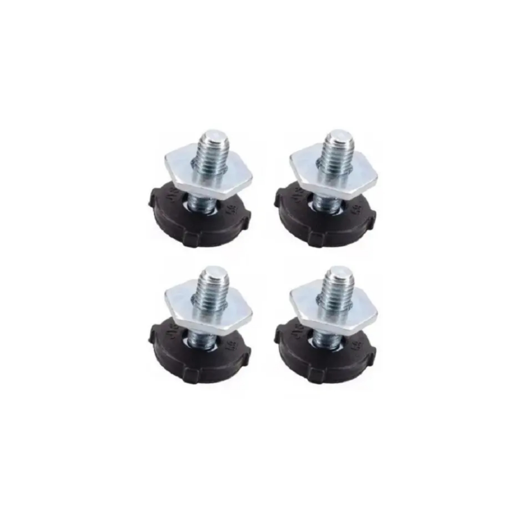 Kit 04 Pés Ajuste De Altura Lava E Seca Samsung Wd856uhsawq DC97-00920U / DC97-1