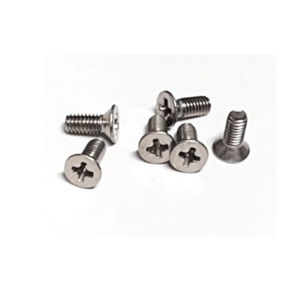 Parafuso Chato Phillips M2,5 x 6mm Inox